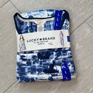 💙🆕Lucky Brand 4 Piece Pajama Set, Large💙